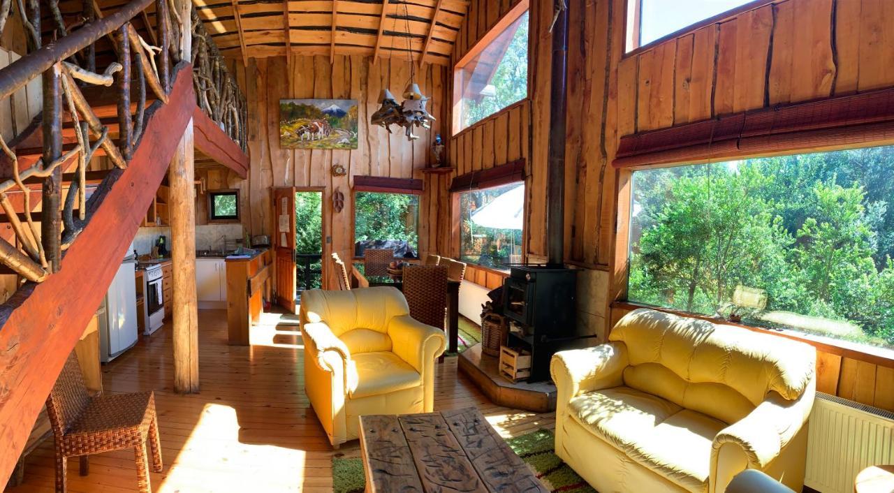 Cabanas Natural Park Lodge Пукон Экстерьер фото